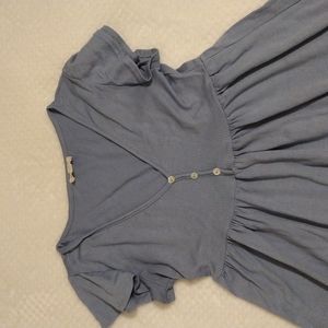 Baby blue long dress